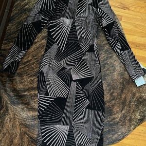 Betsy & Adams Black Holiday Dress 👗 with Copper Sparkles ✨